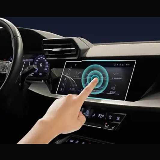 Audi A3 Gösterge ve Multimedya Ekran Koruyucu Set 2 Parça (2021-2024)