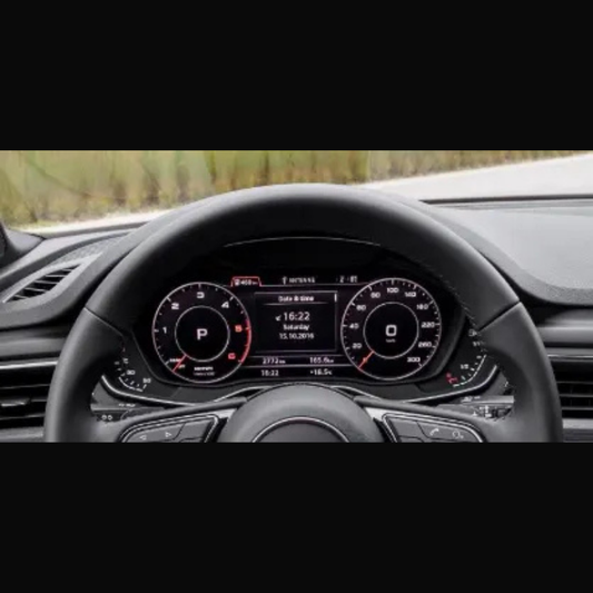 Audi A5 Gösterge ve Ekran Koruyucu Set 2 Parça (2020-2024)